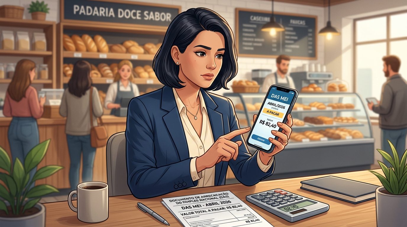 DAS MEI abril 2026 valor vencimento guia pagamento microempreendedor individual