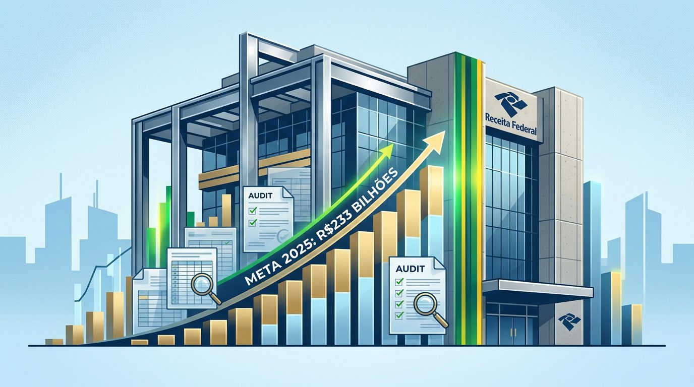 Receita Federal autuou R$233 bi em 2025 e muda fiscalização